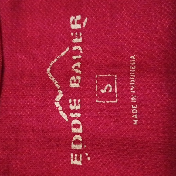 💙🌺Eddie Bauer Red Patterned Sweater - Picture 6 of 9